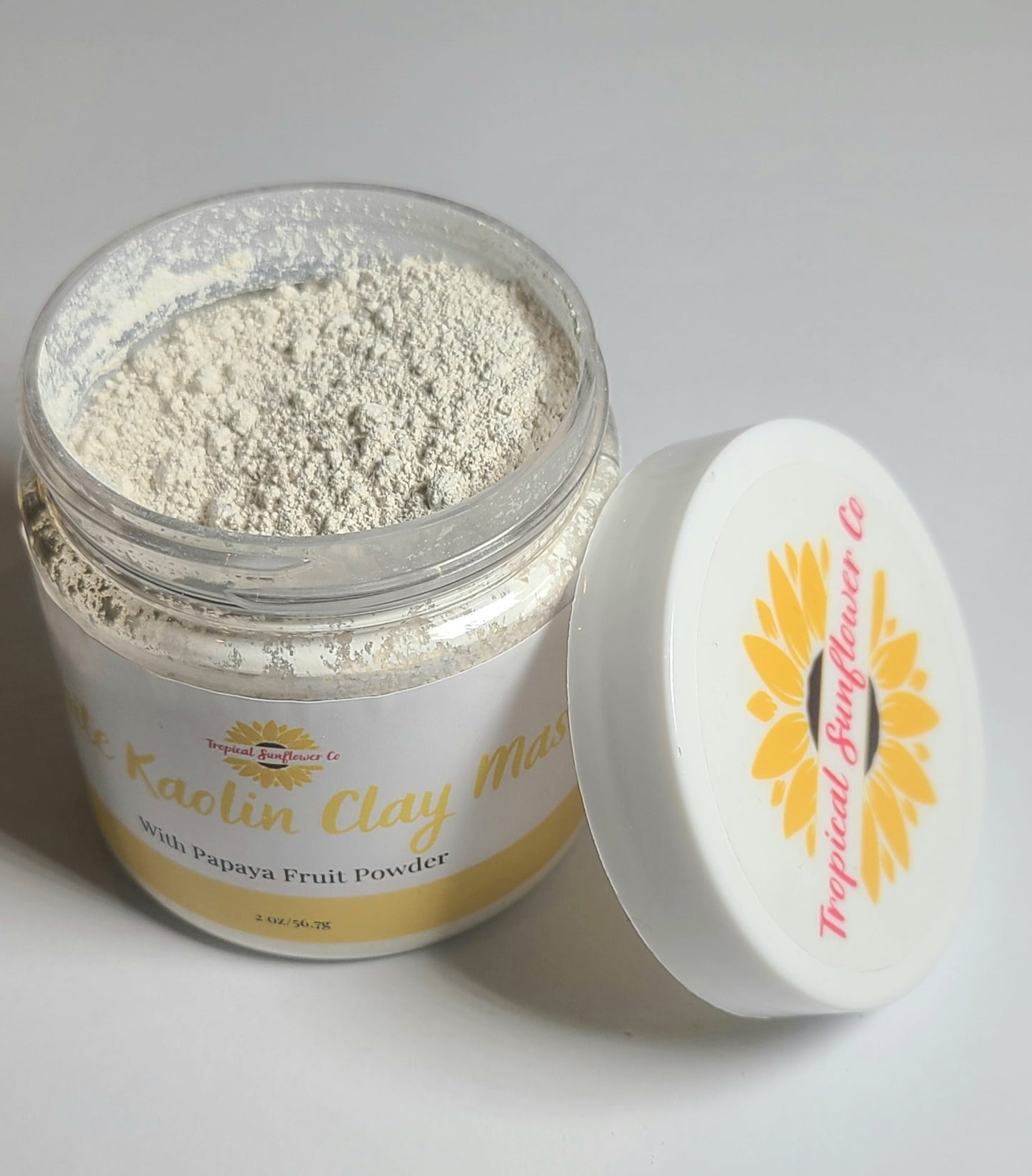 WHITE KAOLIN CLAY with PAPAYA FRUIT POWDER Facial Mask