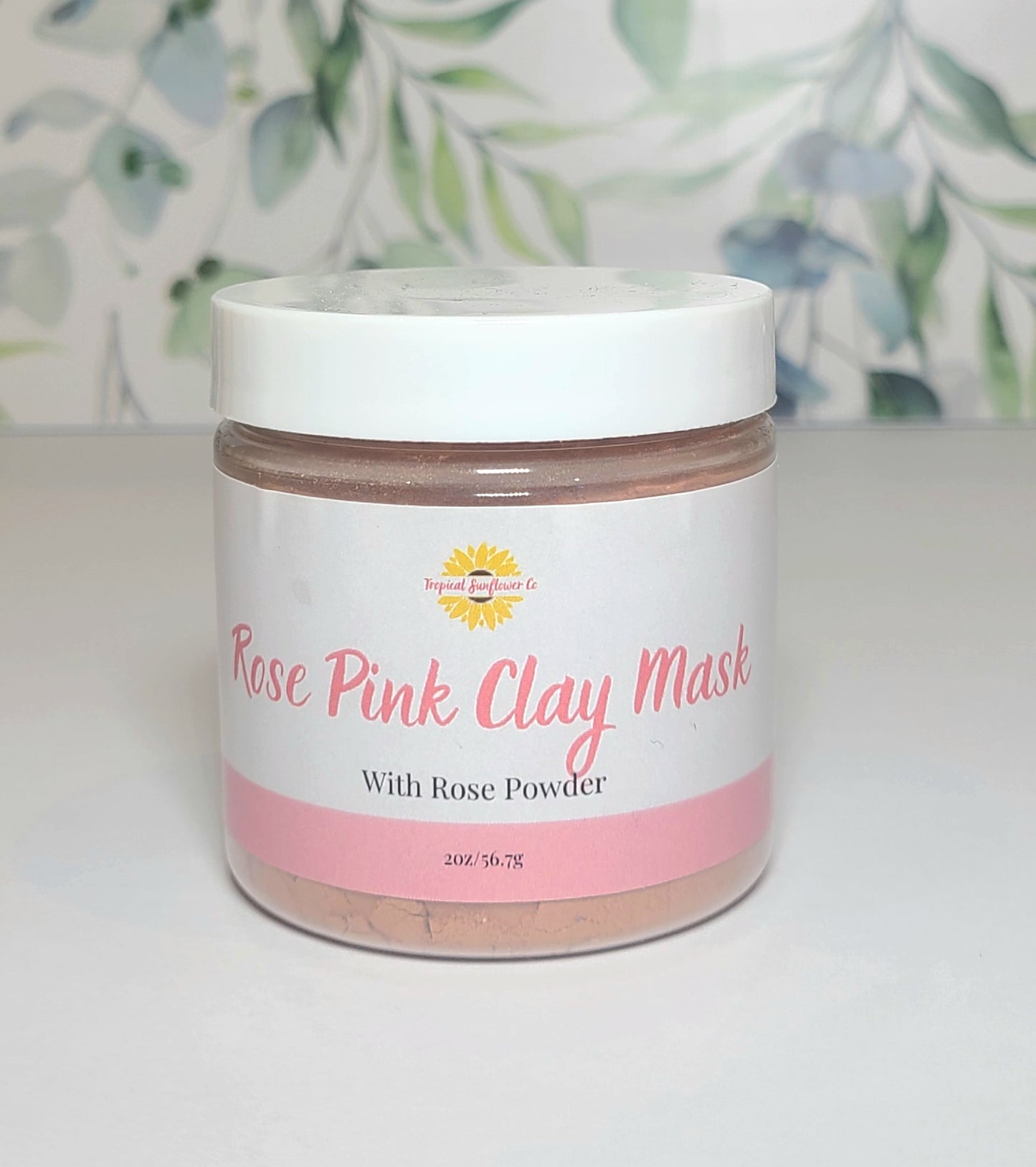 PINK ROSE CLAY WITH ROSE POWDER Facial Mask