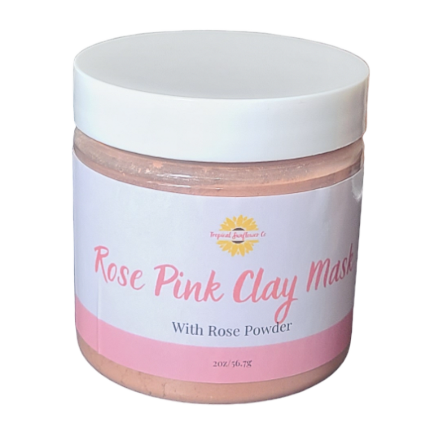 PINK ROSE CLAY WITH ROSE POWDER Facial Mask