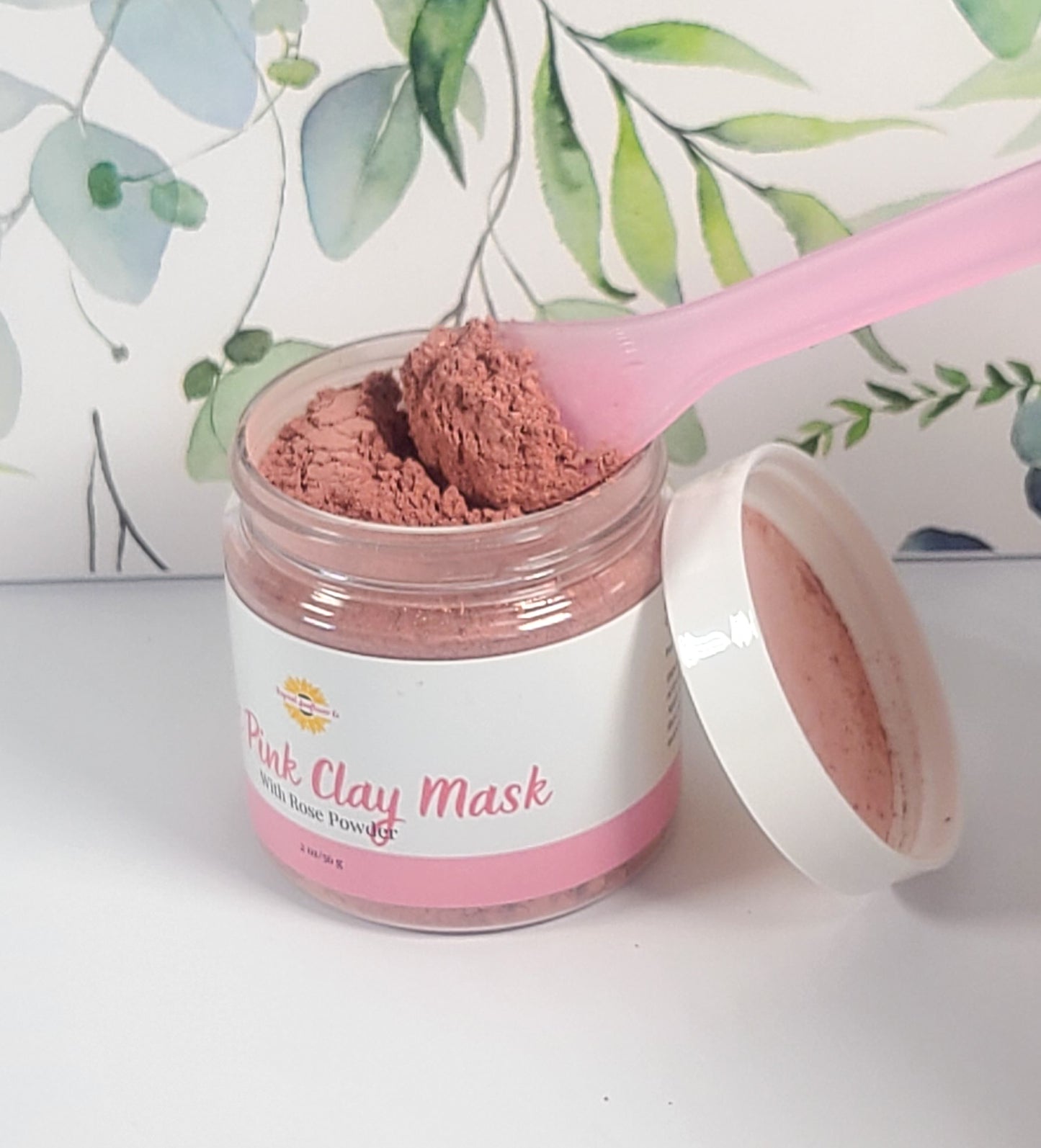 PINK ROSE CLAY WITH ROSE POWDER Facial Mask