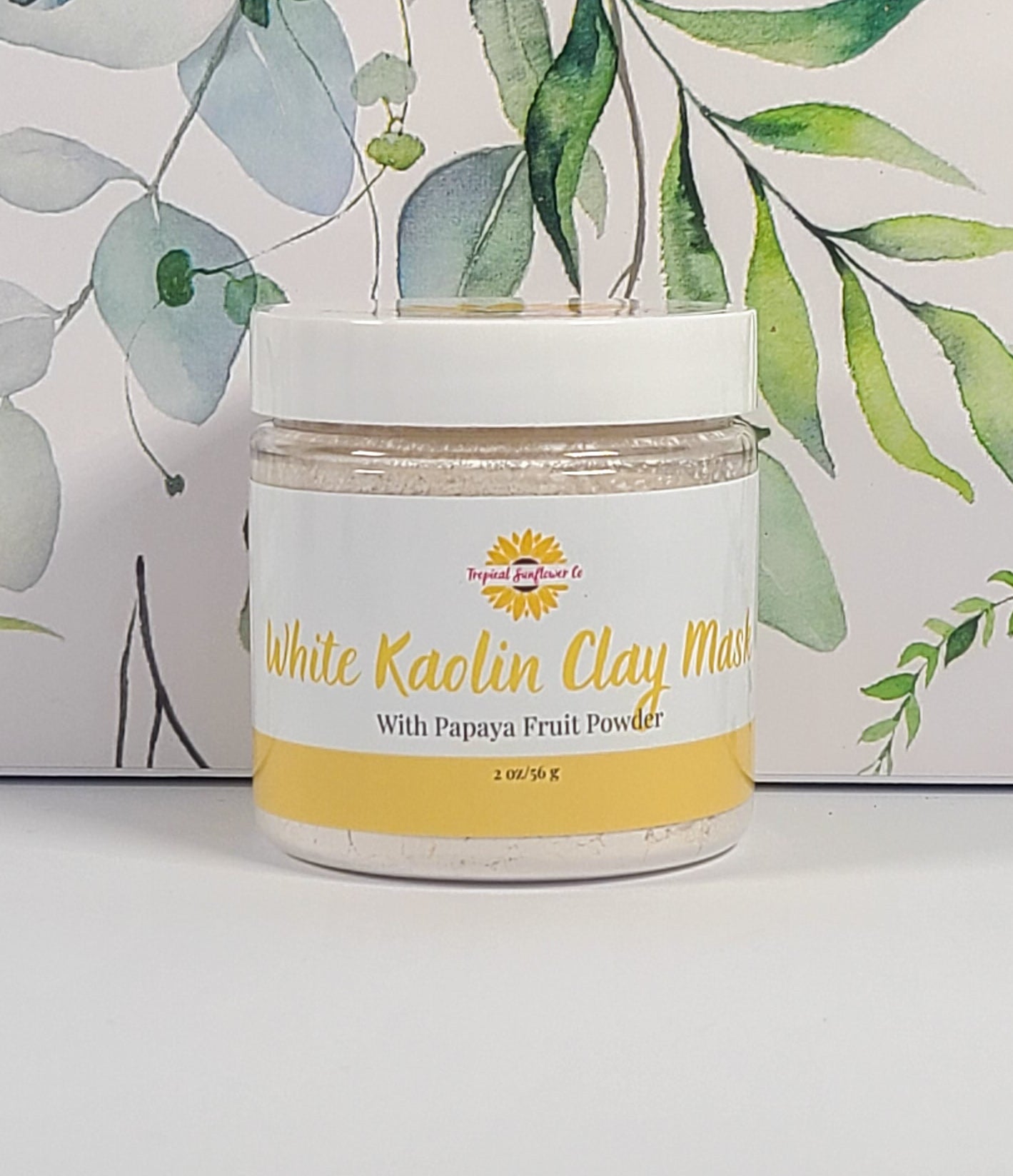 WHITE KAOLIN CLAY with PAPAYA FRUIT POWDER Facial Mask