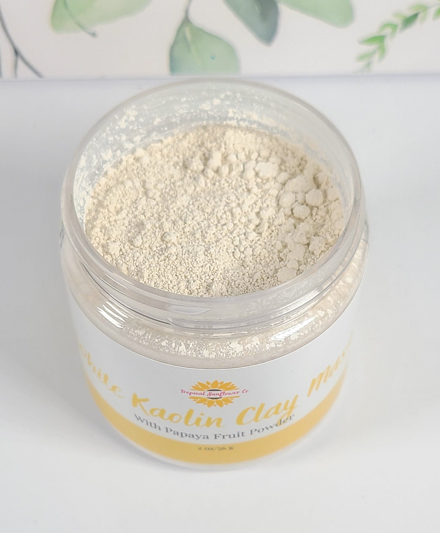 WHITE KAOLIN CLAY with PAPAYA FRUIT POWDER Facial Mask