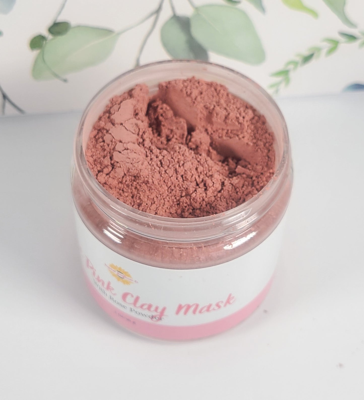 PINK ROSE CLAY WITH ROSE POWDER Facial Mask