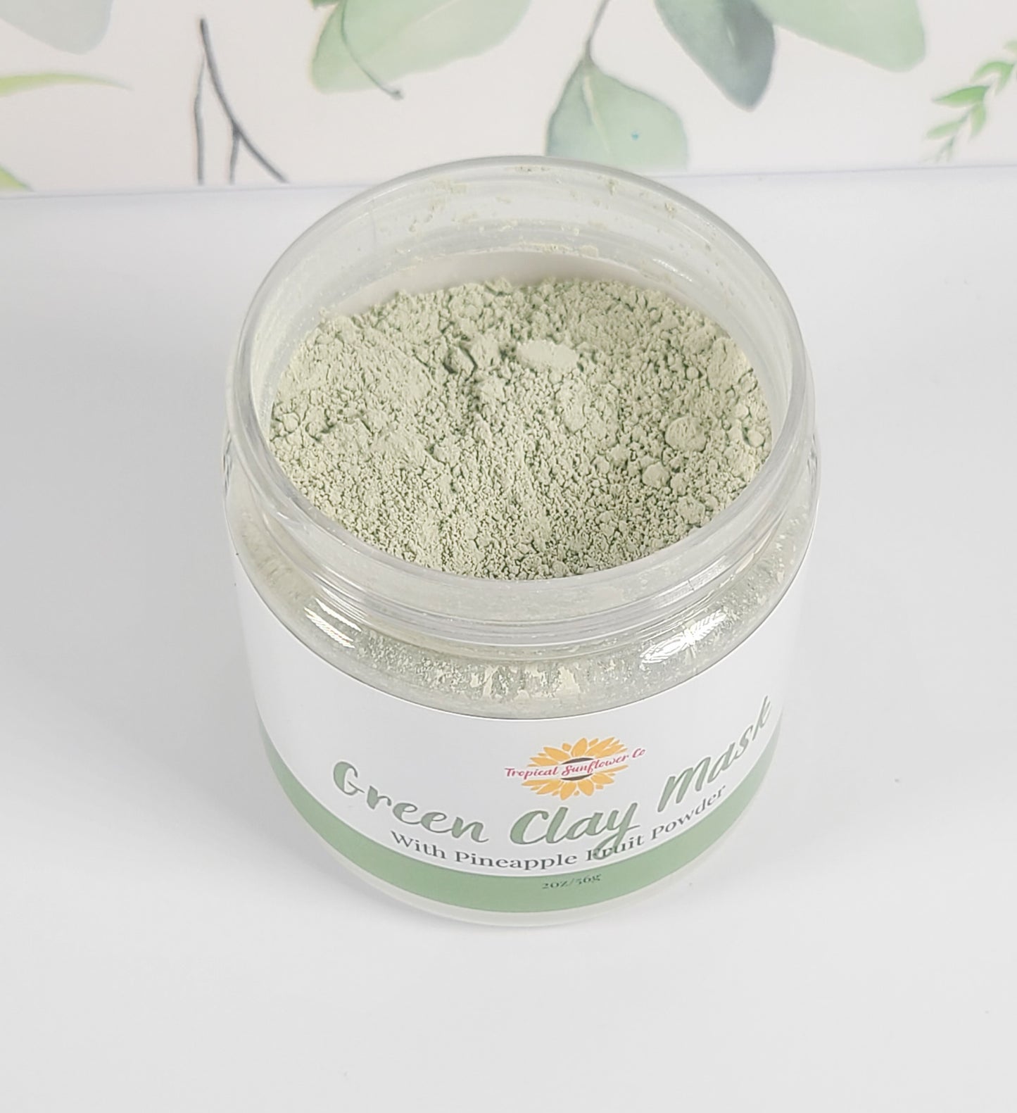 GREEN CLAY with PINEAPPLE FRUIT POWDER Facial Mask